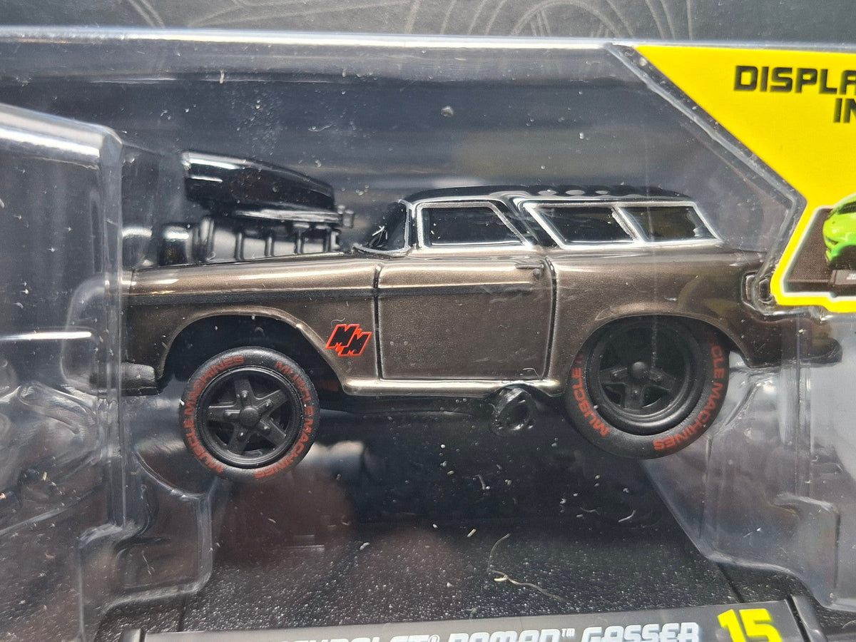 Maisto Muscle Machines Serie #3 Chase 1955 Chevrolet Nomad gasser (NG09)