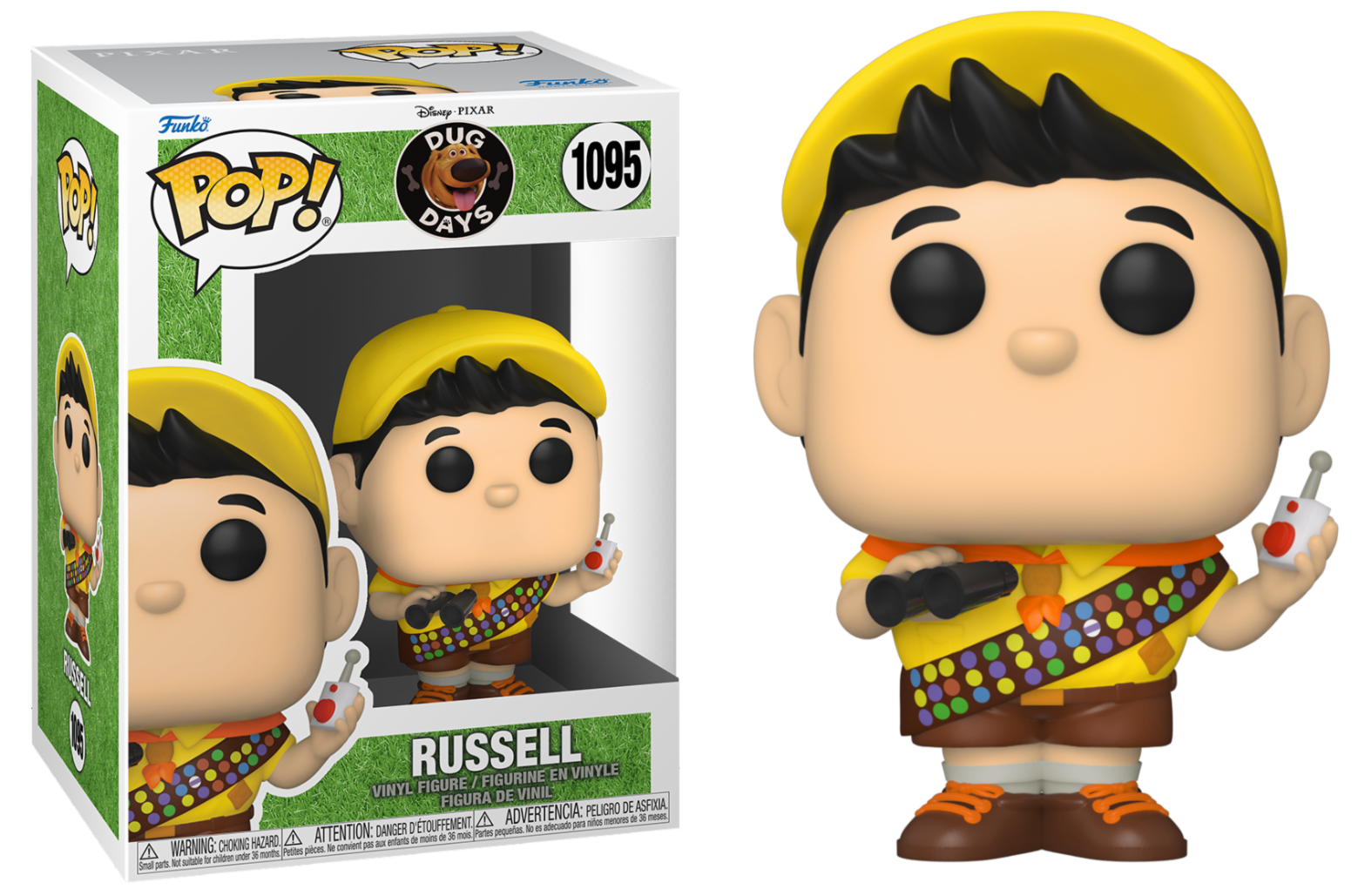 Funko Pop! Disney Pixar DUG DAYS #1095 Russell (F34)