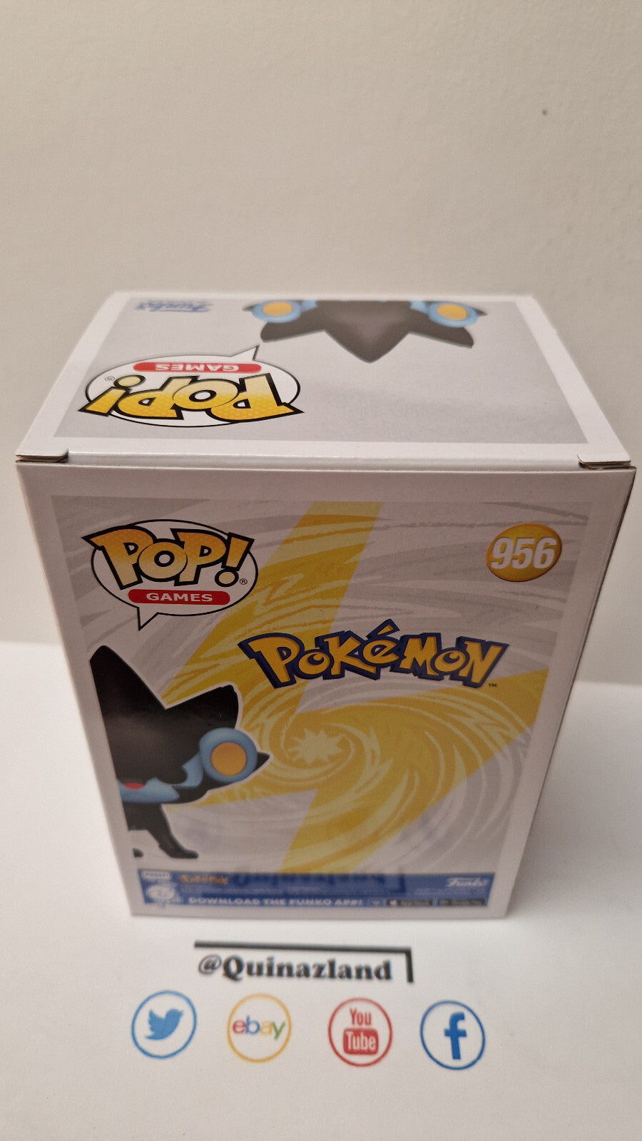 Funko Pop! POKEMON POP Games N° 956 Luxray  (F46)