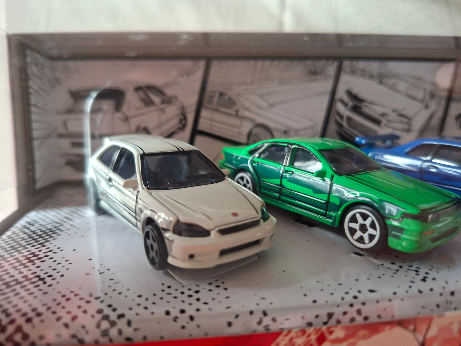Majorette Ride Wild Jdm Legends Toyota Nissan Honda Misubishi (ET)
