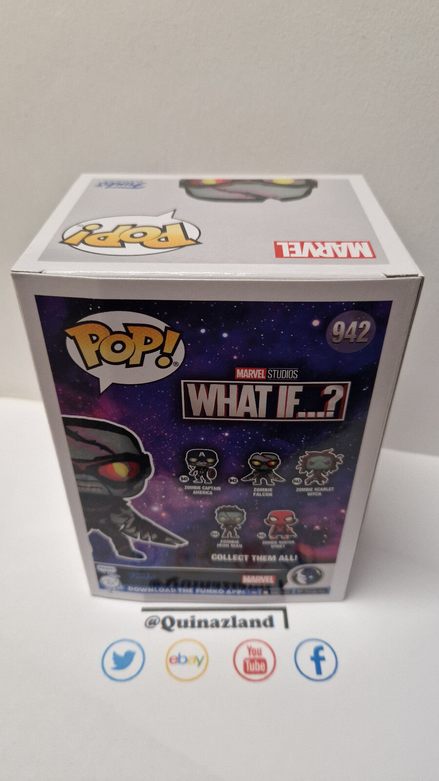 Funko Pop! MARVEL WHAT IF #942 Zombie Falcon (F26)