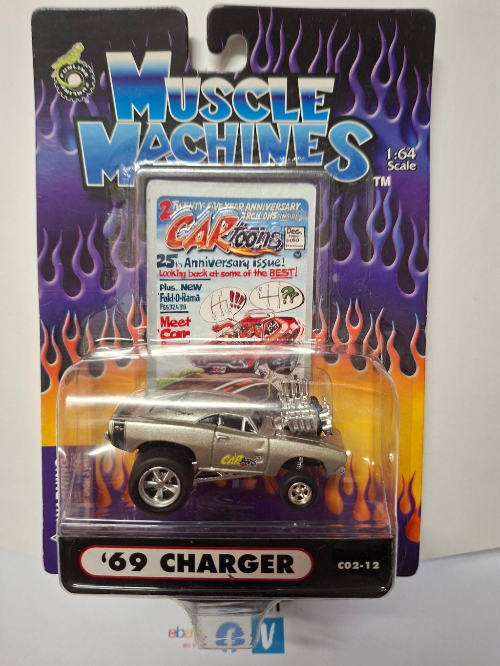 Muscle Machines 2002 cartoons   '69 charger     (NG55)