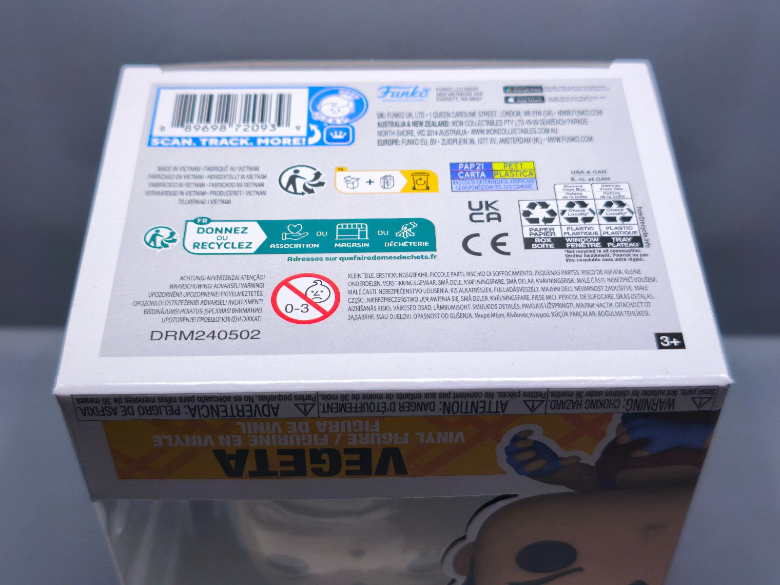 Funko Pop!  Dragon Ball GT Pop Animation N° 1627 Vegeta  (F18)