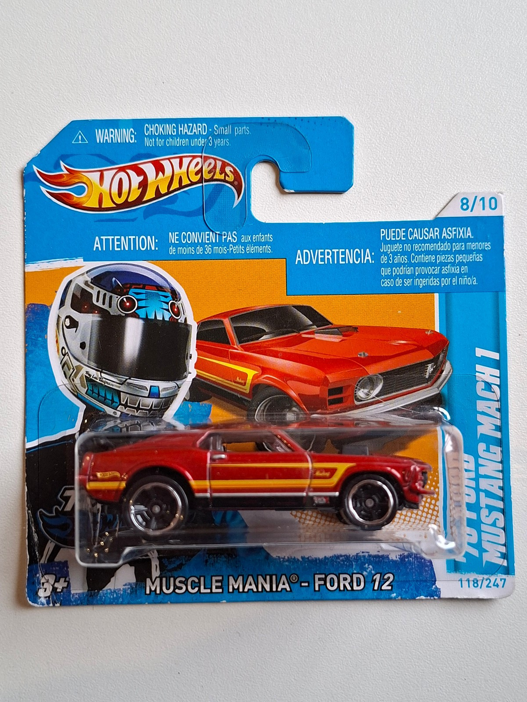 Hot Wheels 70 Ford Mustang Mach I   2012-118 (DV013)
