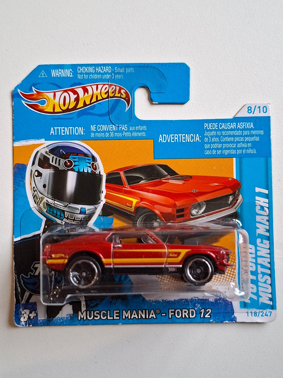 Hot Wheels 70 Ford Mustang Mach I   2012-118 (DV013)