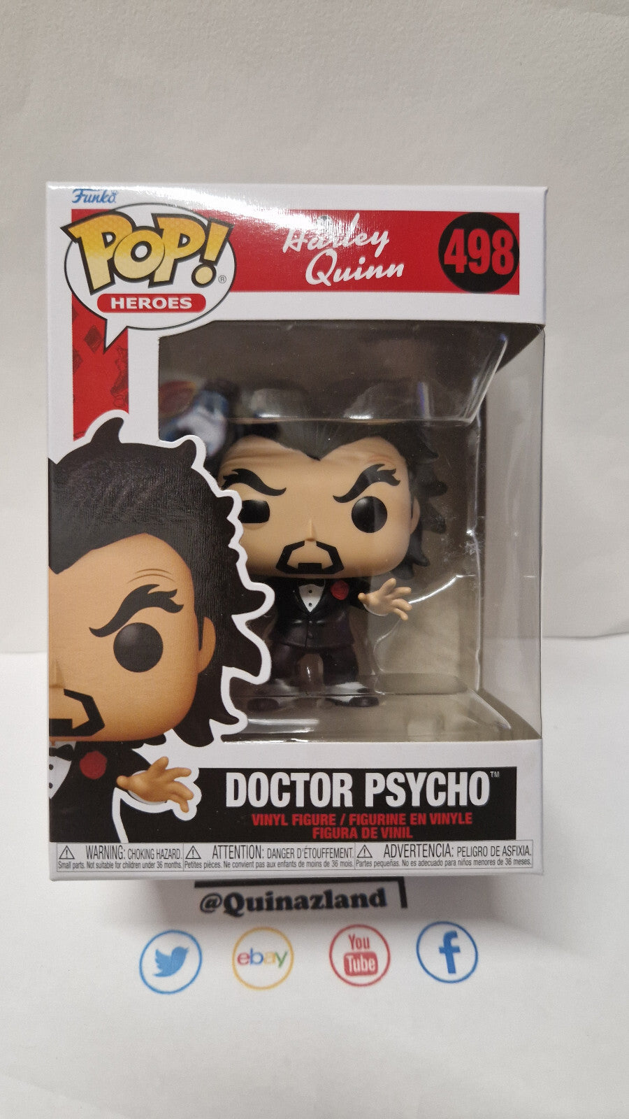 Funko Pop! HARLEY QUINN ANIMATED SERIES POP Heroes N° 498 Doctor Psycho (F3)
