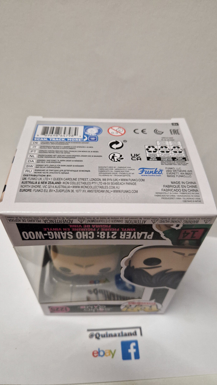 Funko Pop! SQUID GAME 1225 Sang-Woo 218   (FU01)