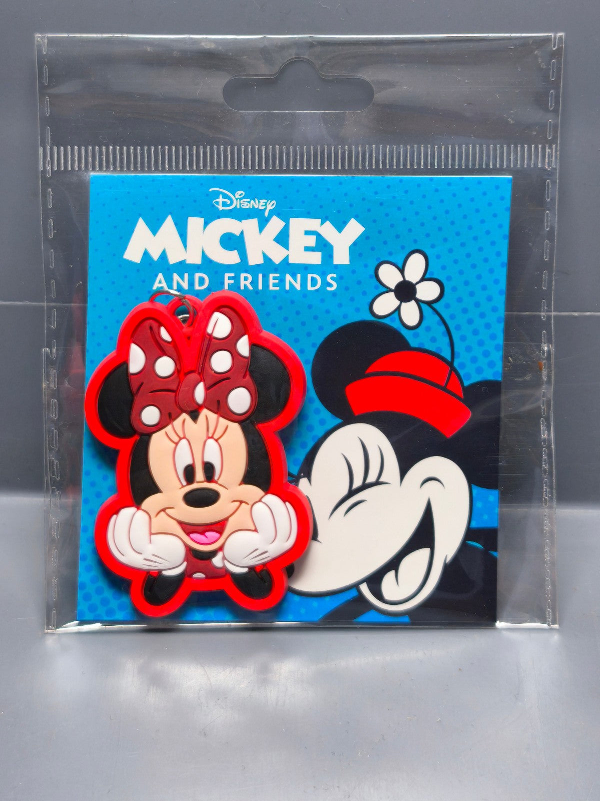 Porte clé silicone Mickey & Fiends Minnie  (Cart)