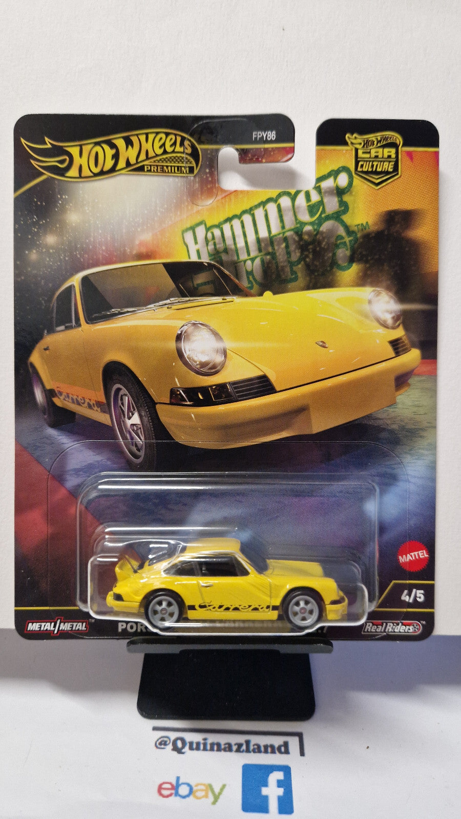 Hot Wheels 2025 Hammer Drop Porsche 911 Carrera RS 2.7 (NG59)
