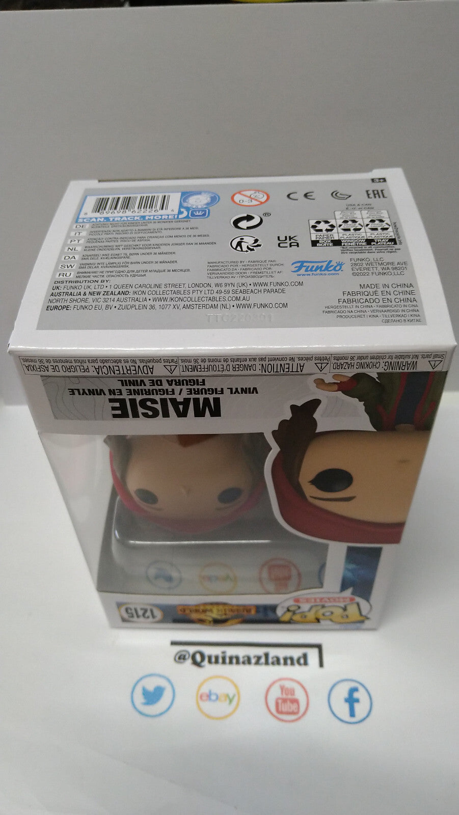 Funko Pop! JURASSIC PARK 2022 #1215 Maisie (FU17)