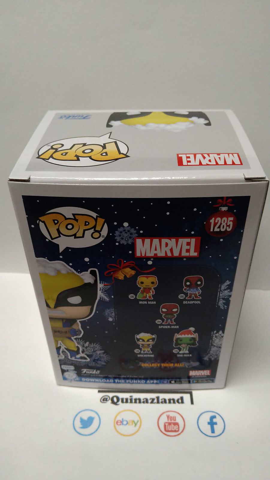 Funko Pop!  MARVEL HOLIDAY POP N° 1285 Wolverine avec Panneau (F10)