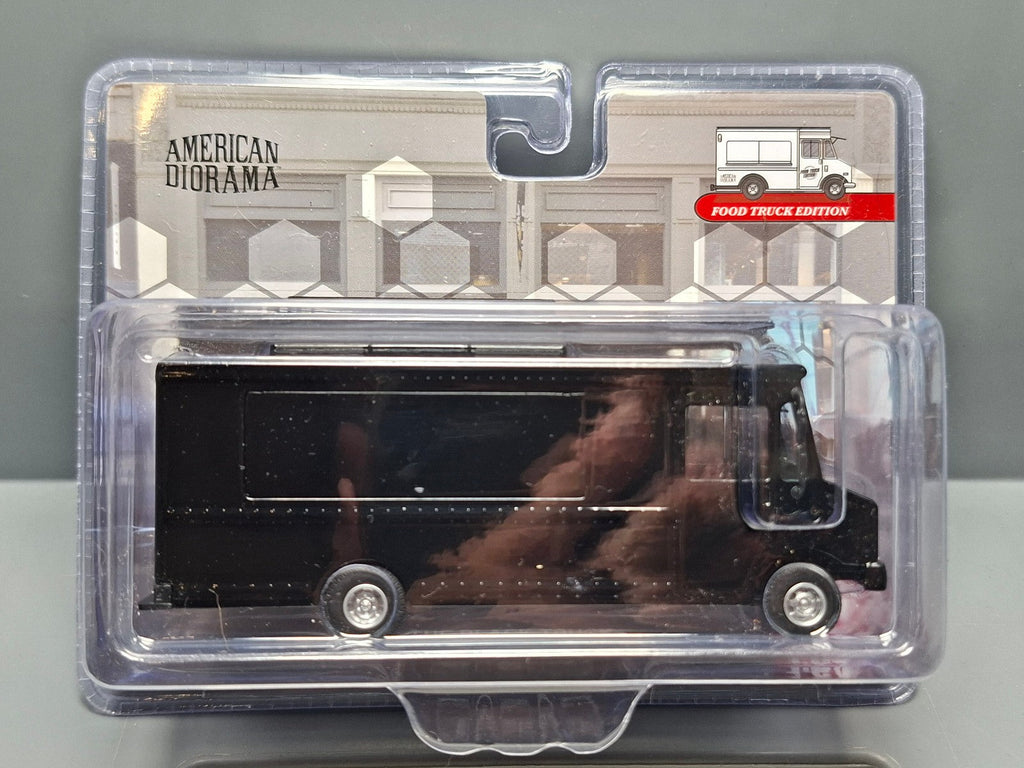 American Diorama 1/64 Food Truck – Black (CT07)