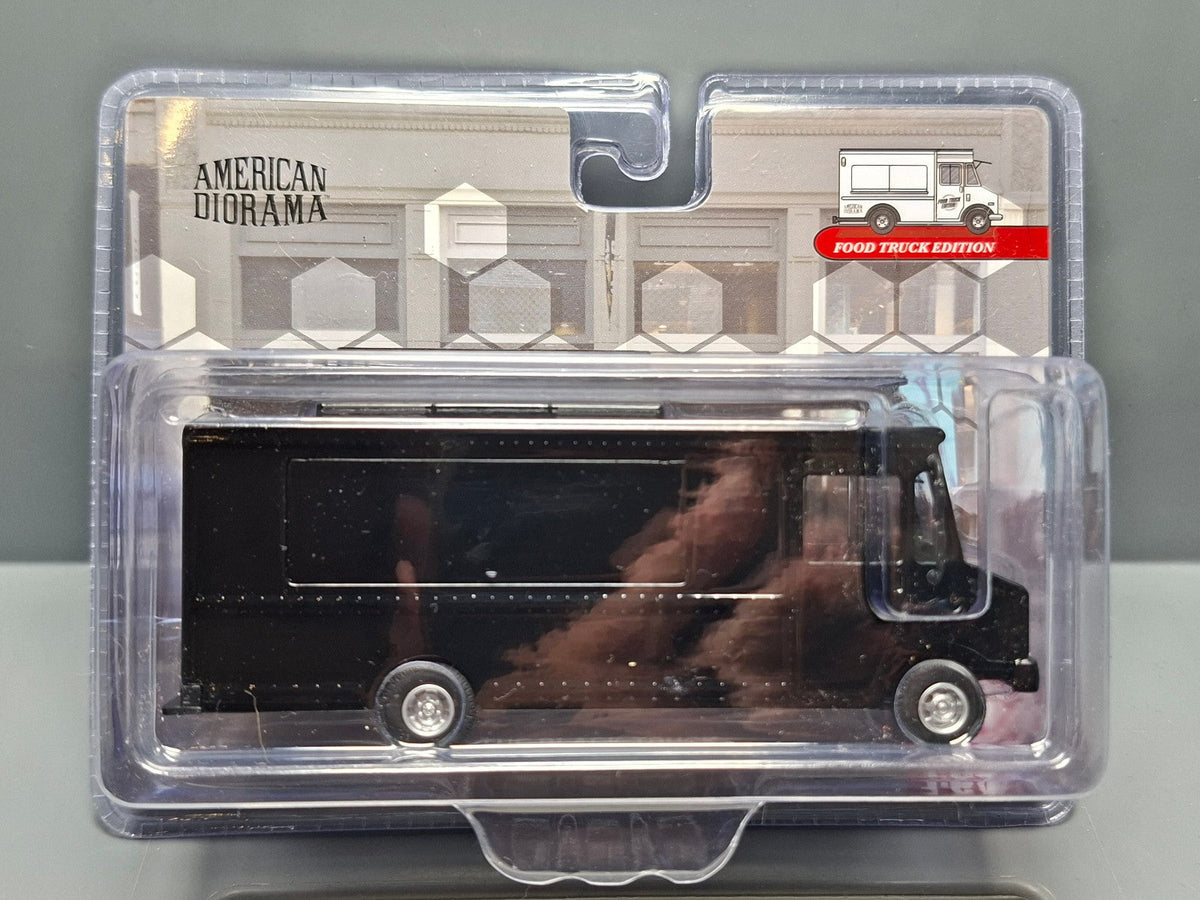 American Diorama 1/64 Food Truck – Black (CT07)