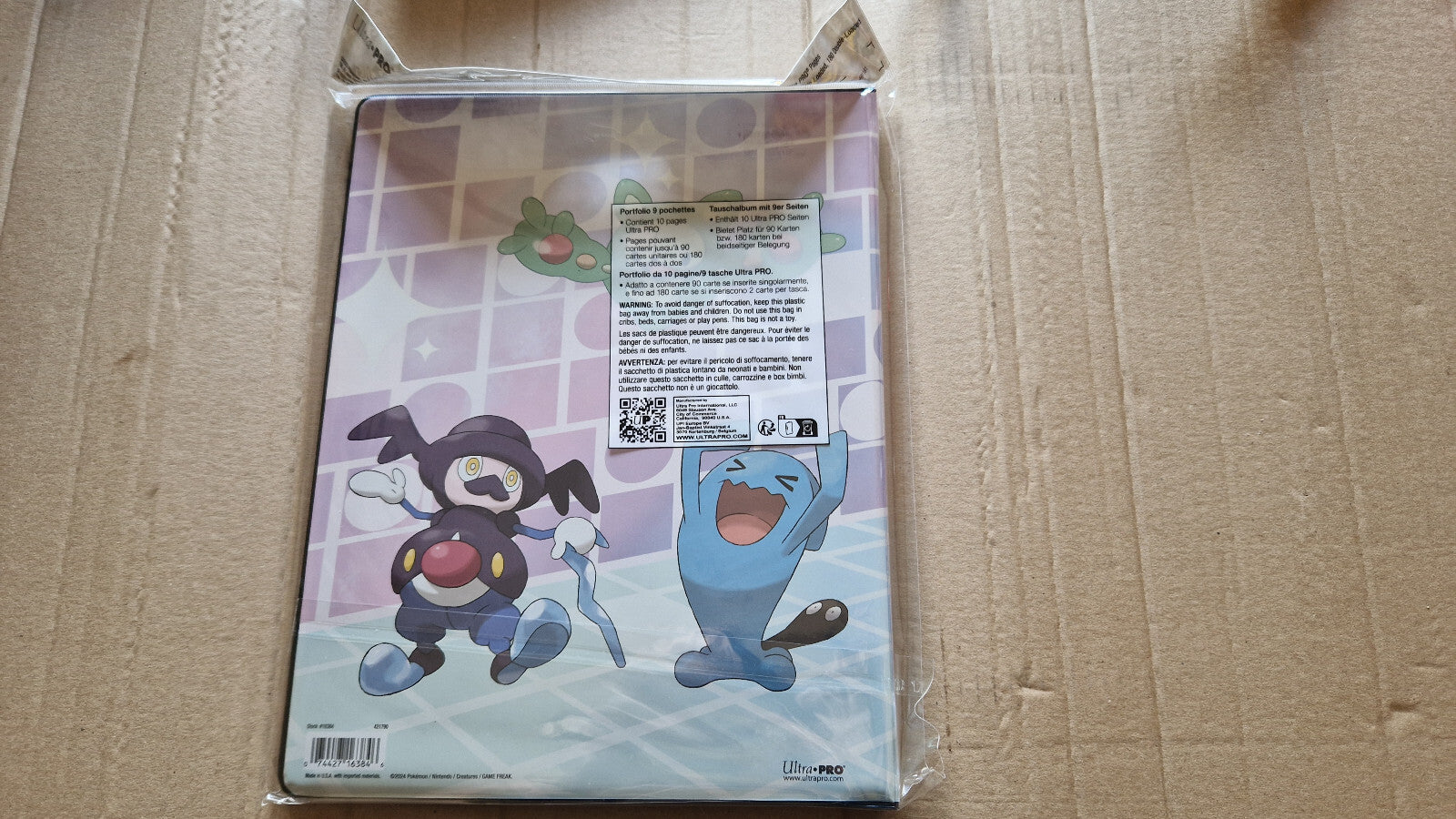 Ultra Pro Pokémon Portfolio A4 9 Cases Gardevoir  jusqu'à 180 cartes