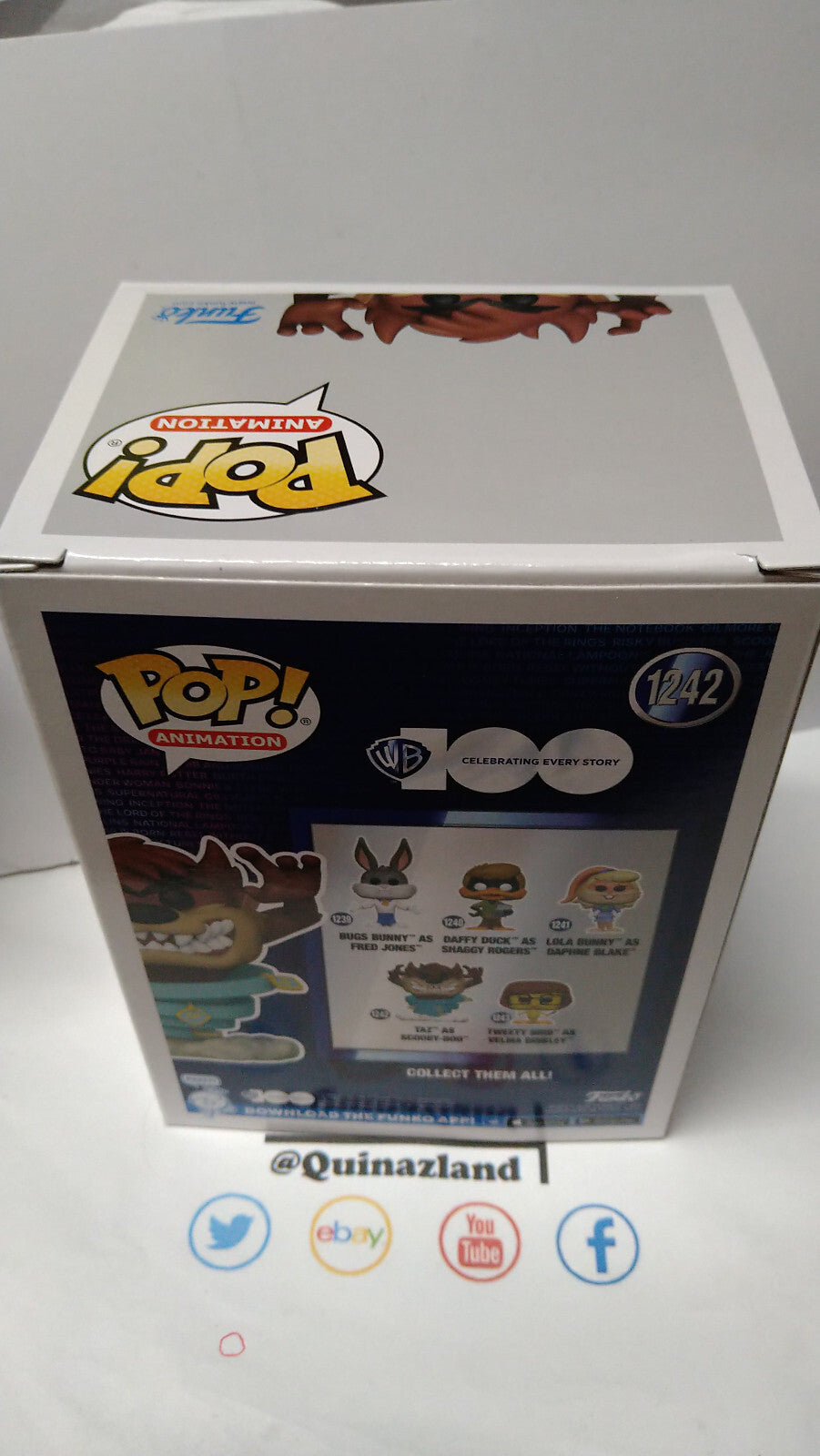 Funko Pop! Warner Bros Ride Super DLX N° 1242 Taz as Scooby (F6)