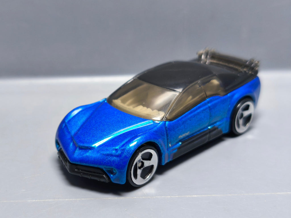 Hot Wheels Pontiac rageous 2000-119 malaysia bleue foncée toit noir (A19)