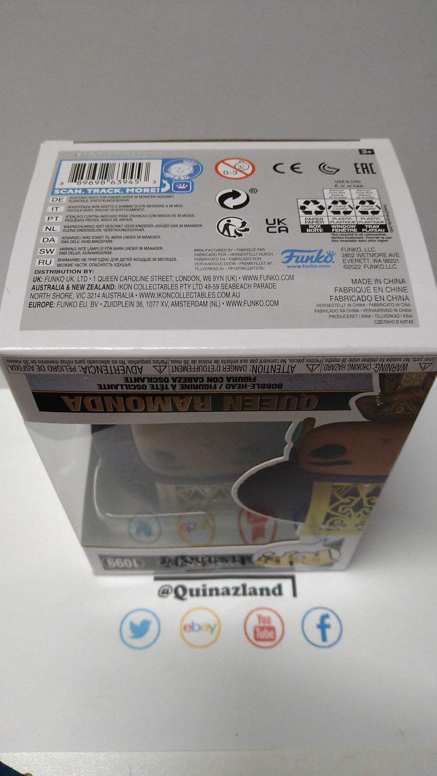 Funko Pop! BLACK PANTHER WAKANDA FOREVER 1099 Reine Ramonda (FU34)