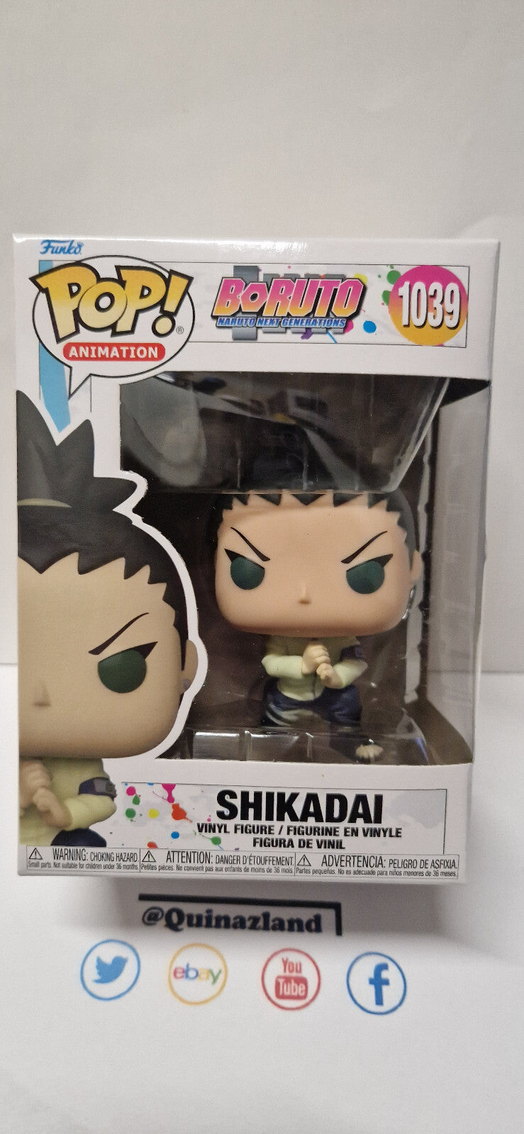 Funko Pop! BORUTO 1039 Shikadai (FU32)
