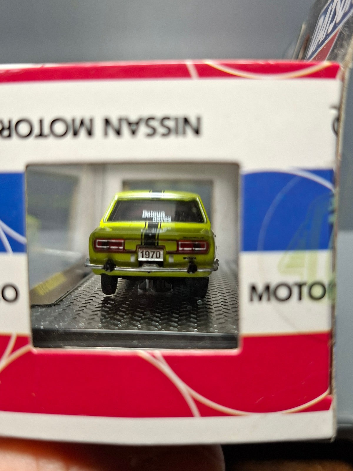 M2 Machines Auto-Trucks Release 64 1970 Datsun 510, green-yellow  (NP13)