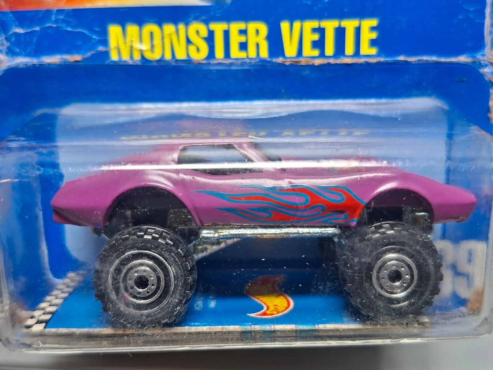 Hot Wheels Monster cette version CT 1990-039 ⚠️ Blister endommagé (CP04)