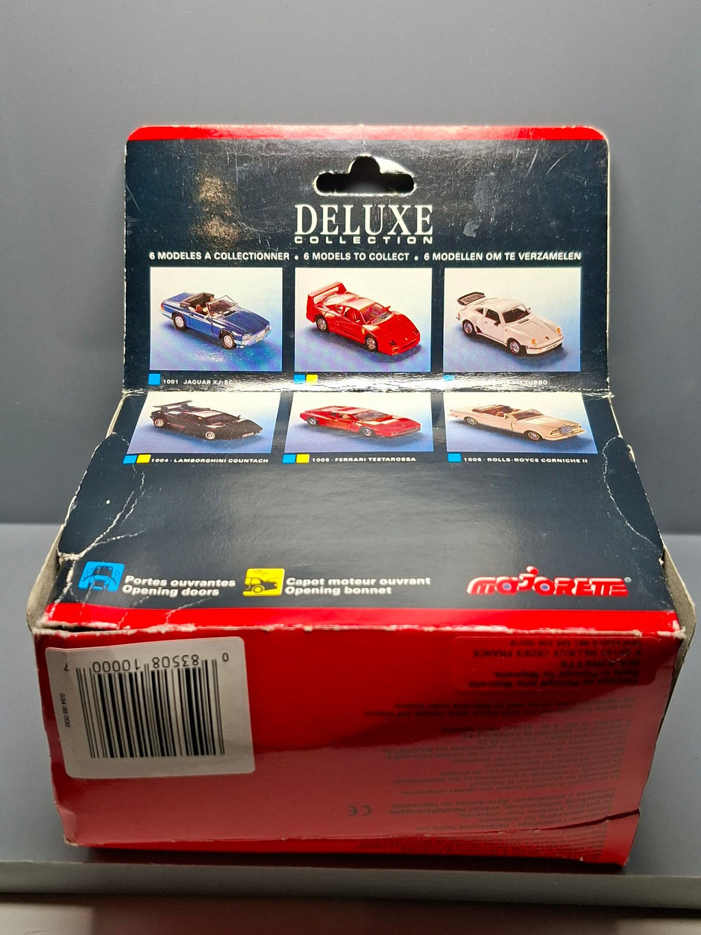 Majorette 1990/93 Série 1000 deluxe Porsche 911 turbo version blanche   (NG29)