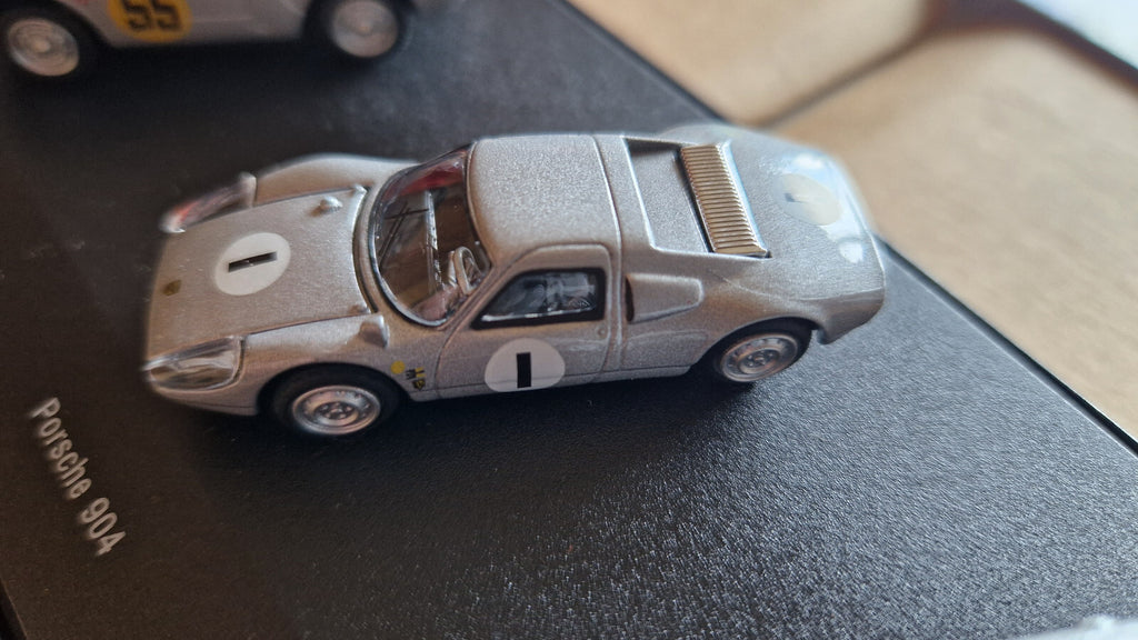 Schuco 1/72 Set porsche 356 no.1, 550 spyder, 904, 356 coupe (NG45)