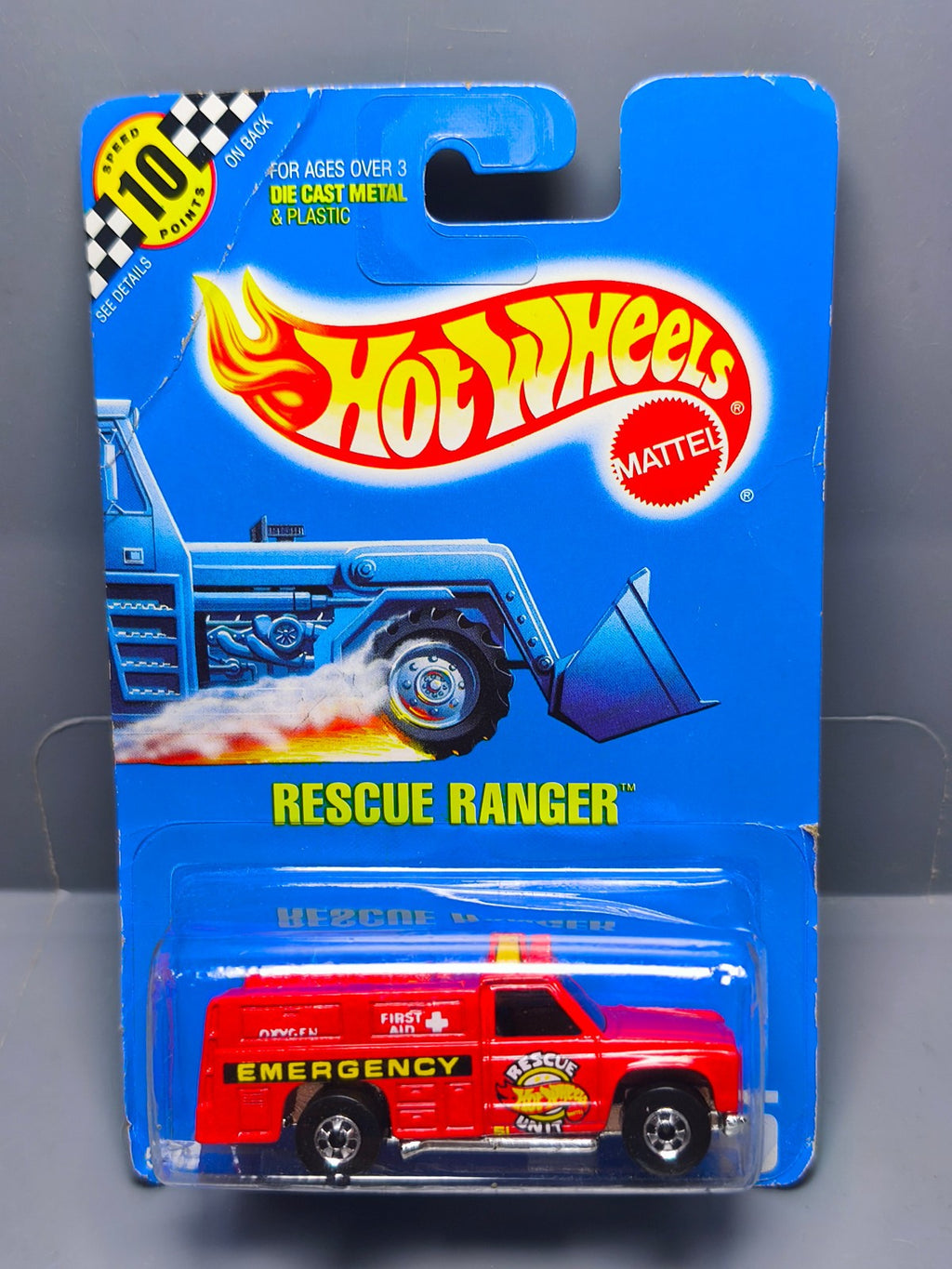 Hot Wheels Rescue ranger 1990-045 bulle abimée (NP26)