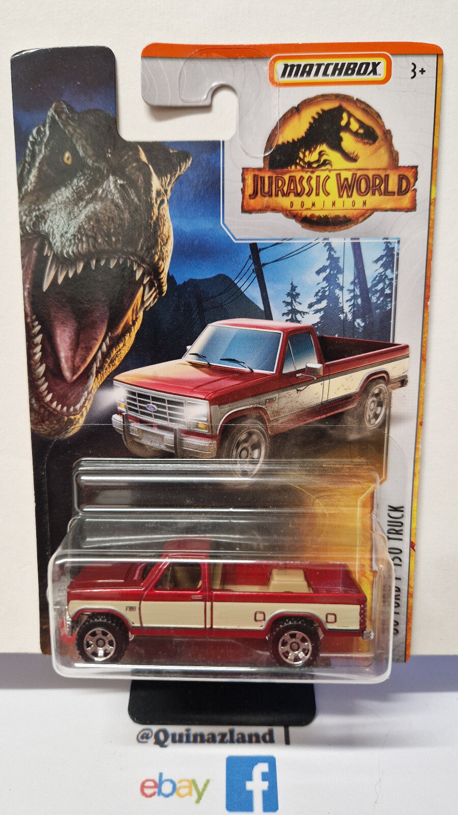Matchbox 2022 Jurassic World dominion '86 Ford F-150 truck   (NP12)