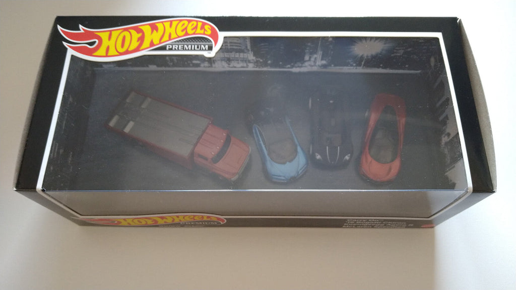 Hot Wheels Premium Set #10 Hyper Cars McLaren Koenigsegg Bugatti Chiron (CT15)
