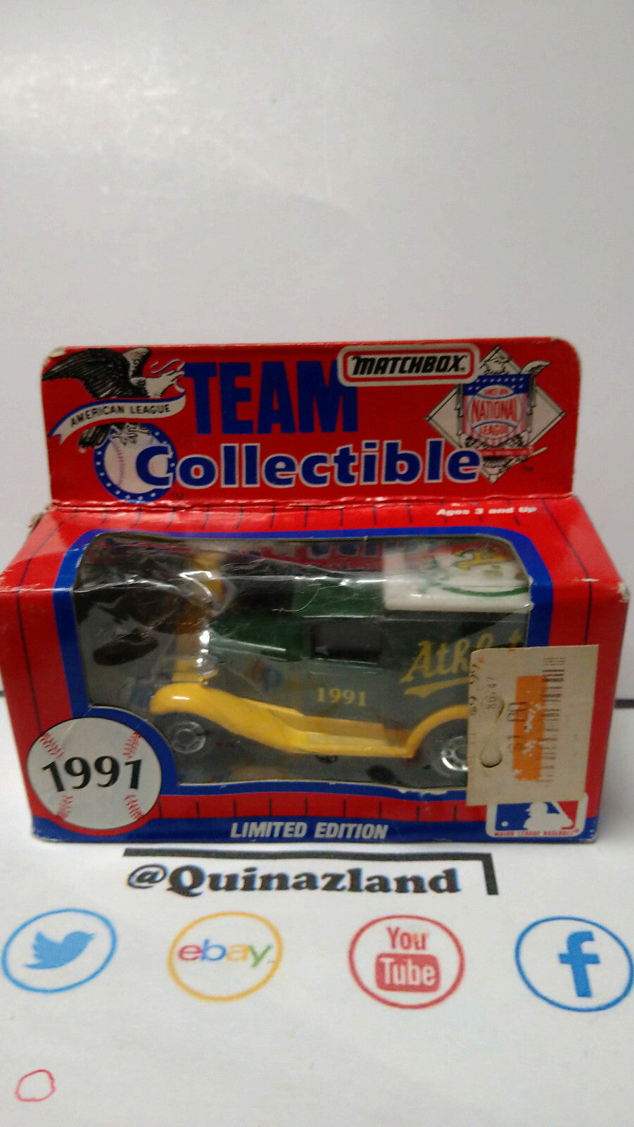 Matchbox Team Collectible 1991 Ford model A Delivery Oakland athletics (NP43)