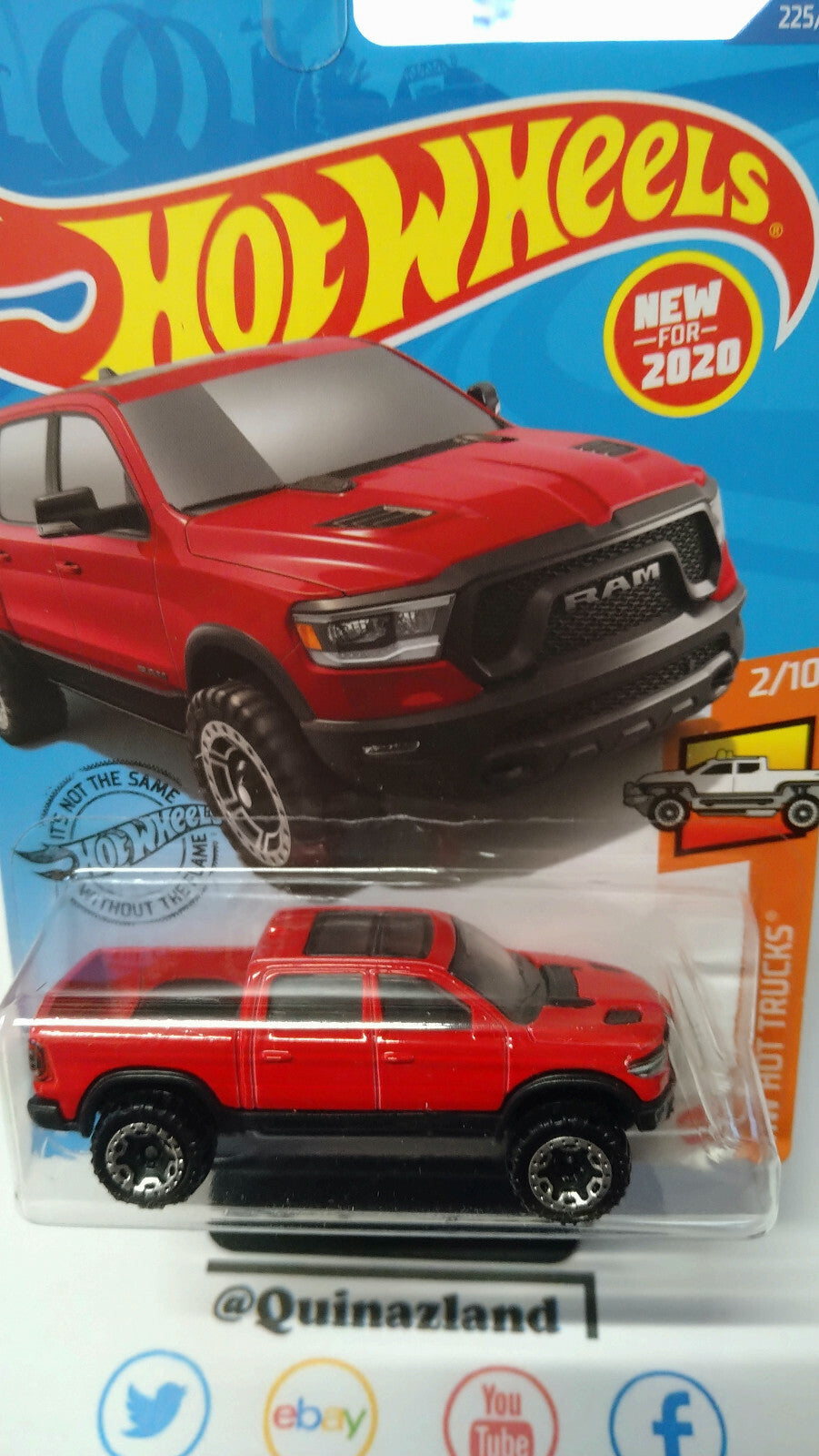 Hot Wheels First Editions 2020 Ram 1500 Rebel  2020-225 (NP32)