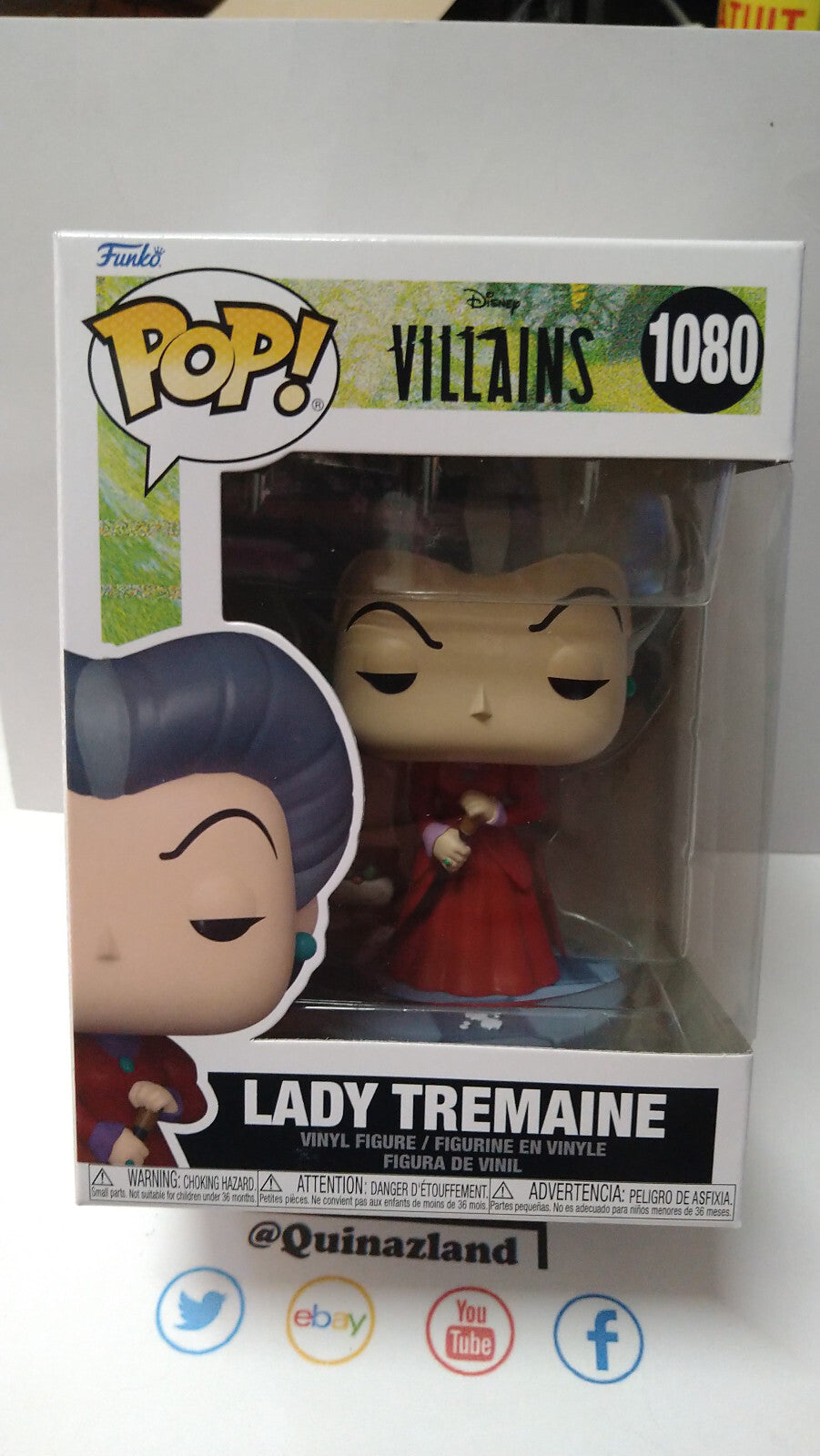 Funko Pop! DISNEY Villains 1080 Lady Tremaine (FU17)