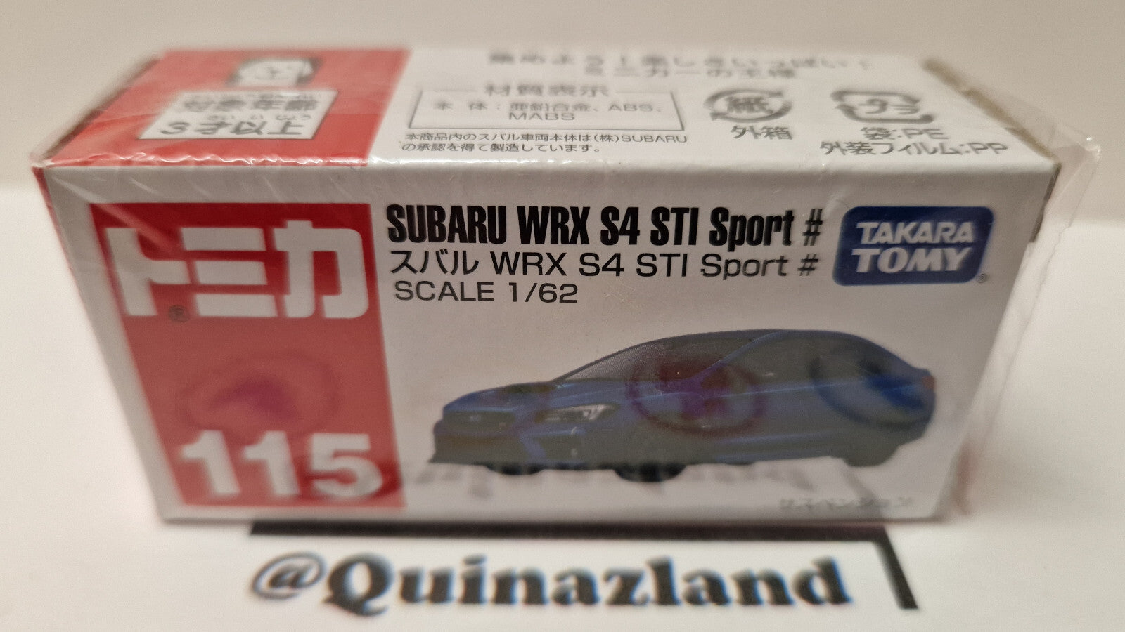 Tomica 2021 regular Subaru WRX S4 STI sport 1/62 (CP08)