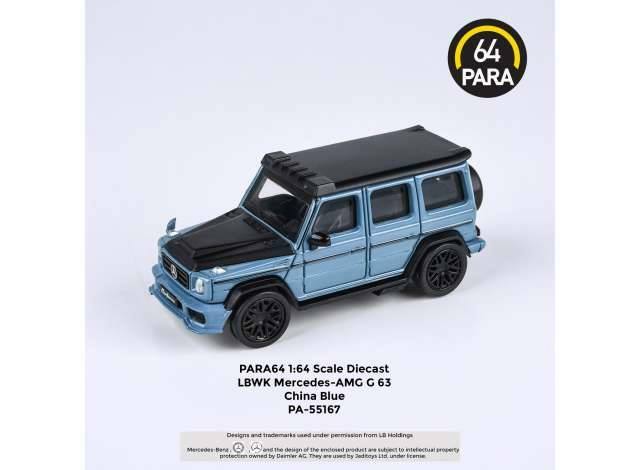 Para64 Liberty Walk Mercedes AMG G63 Left Hand Drive, china blue (CP16)