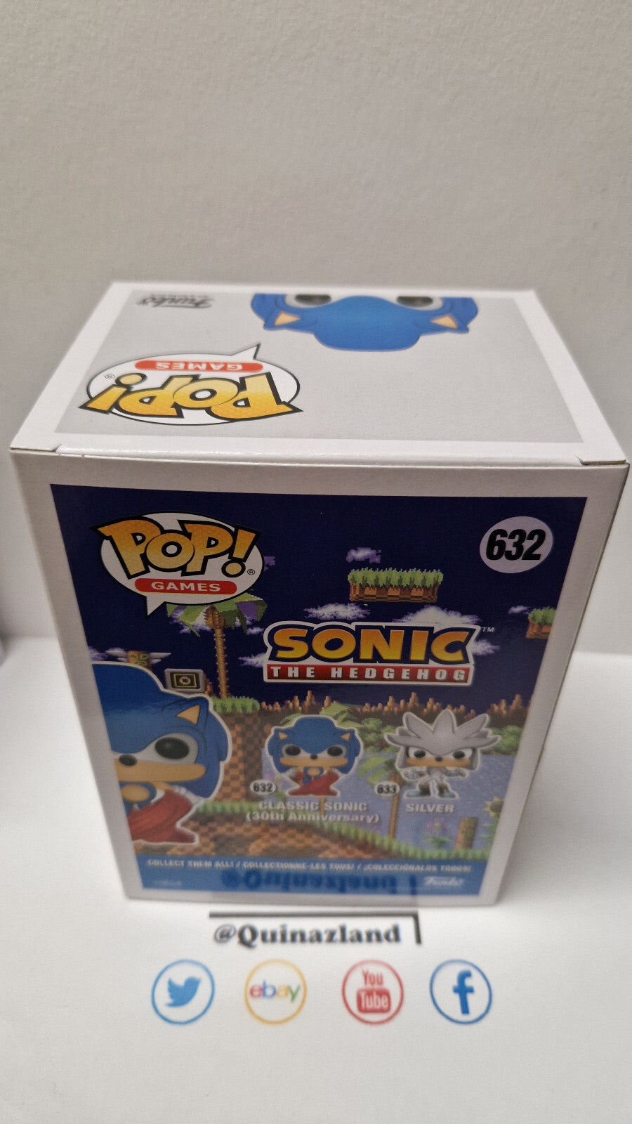 Funko Pop! Funko SONIC 30TH POP N° 632 Running Sonic (F21)