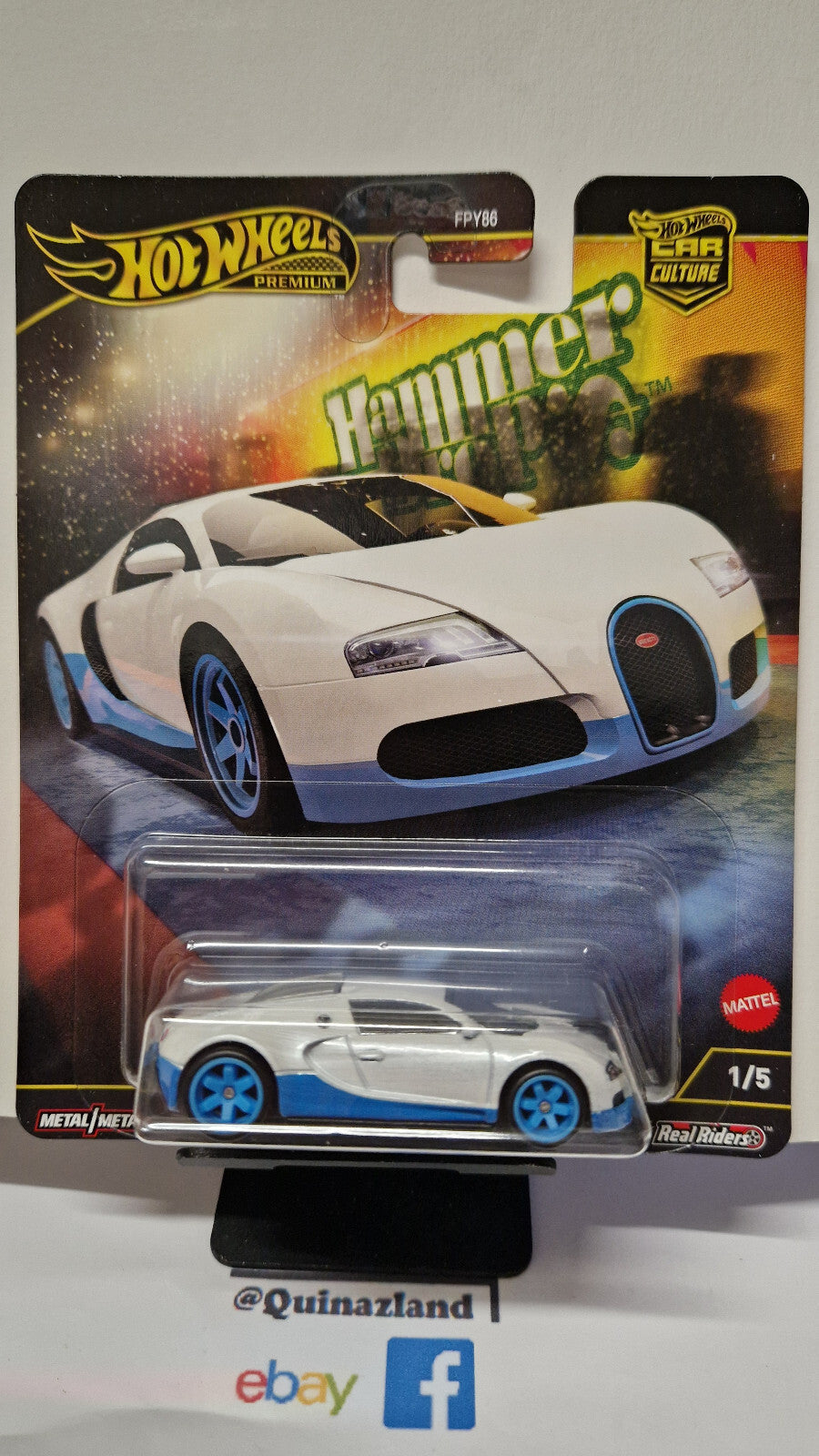 Hot Wheels 2025 Hammer Drop Bugatti Veyron   (NG40)