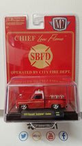 M2 Machines Chief Low Flame SBFD 1976 Chevrolet Scottsdale Custom (NG16)