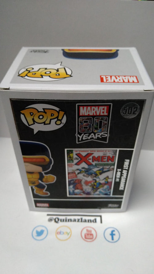 Funko Pop! MARVEL  N° 502 brille dans le noir Cyclops  SPECIAL Edition (FU34)