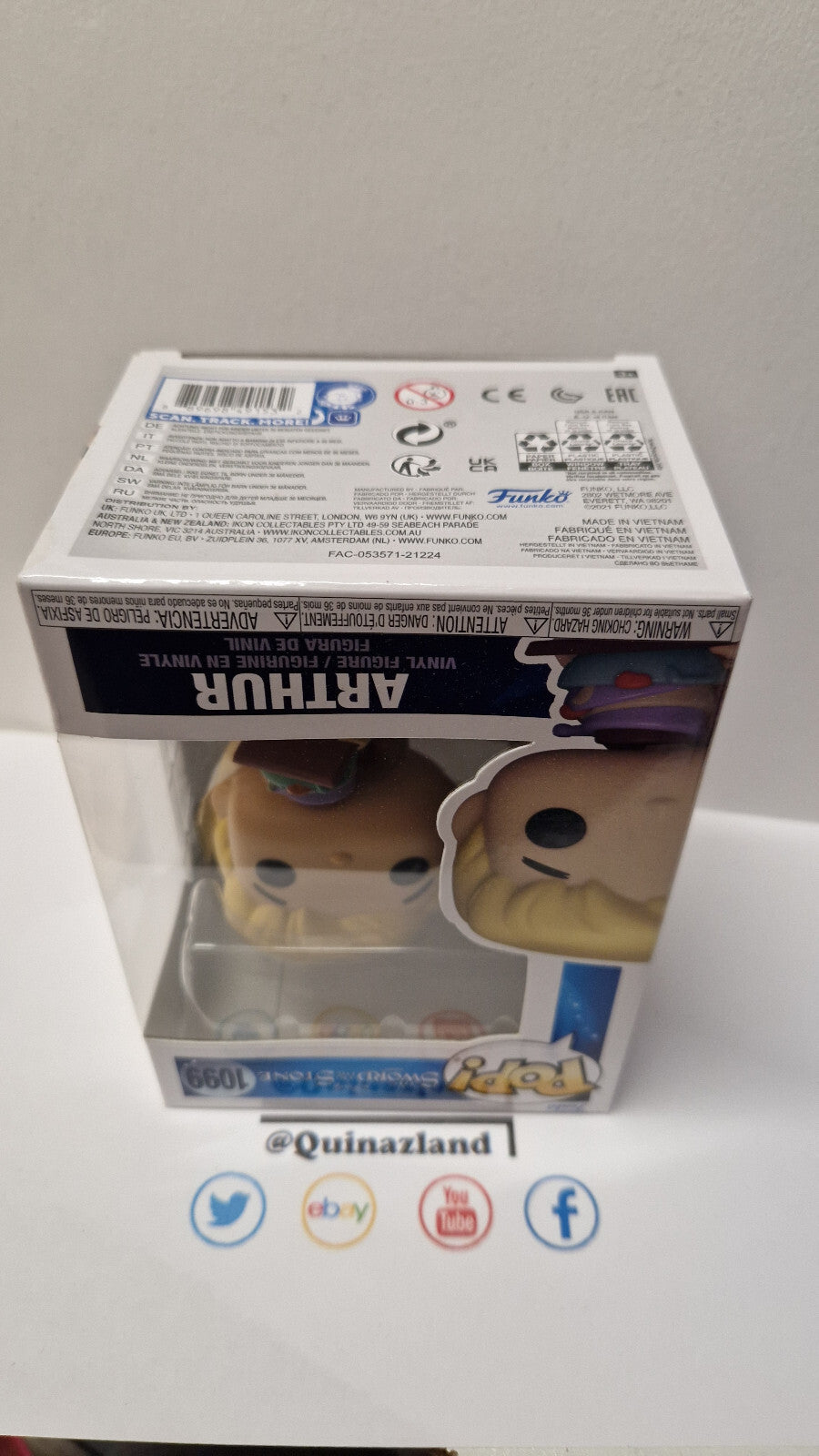 Funko Pop! SWORD IN THE STONE  #1099 Arthur (F26)