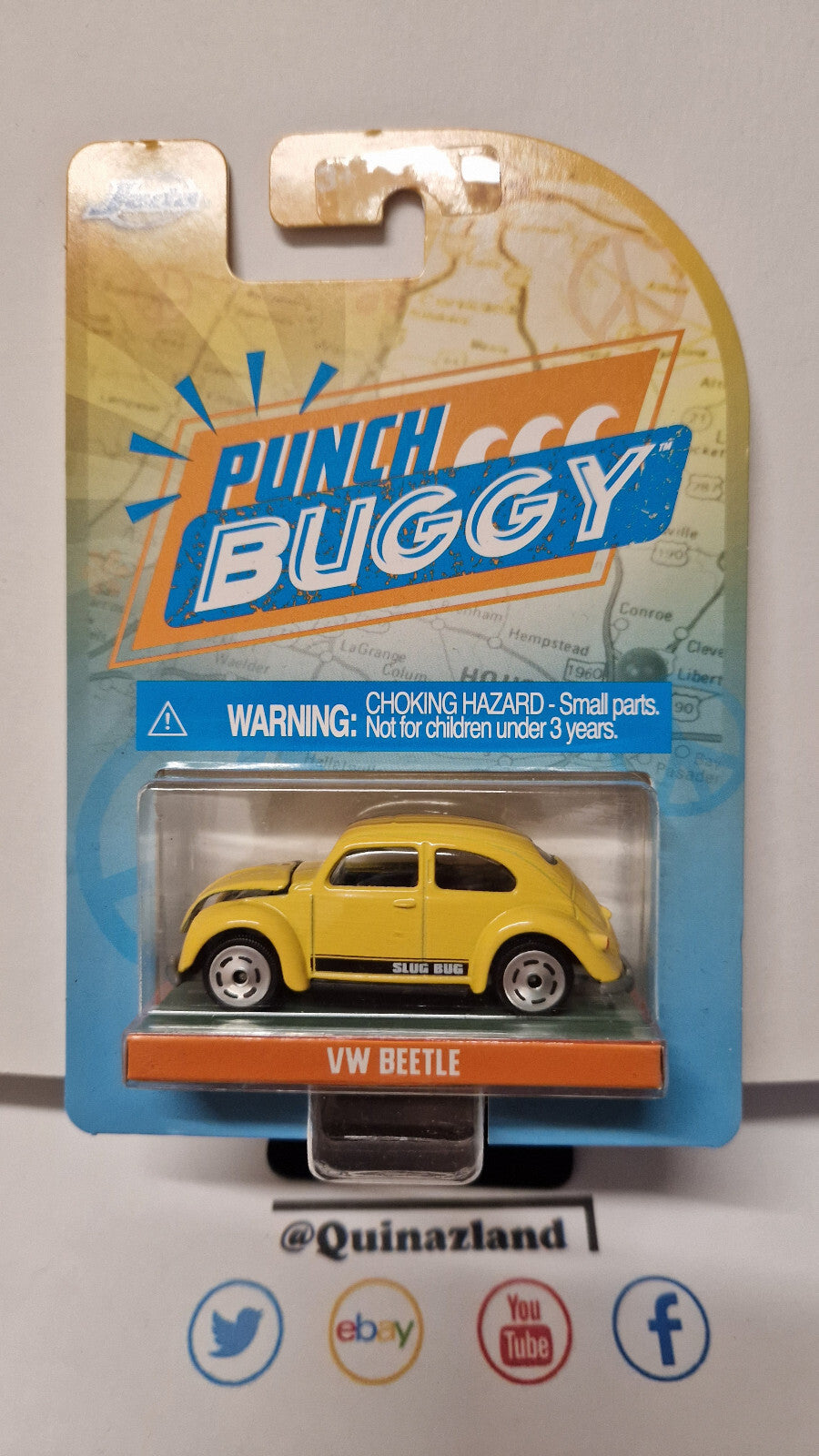 Jada Toys Majorette Punch Buggy  Volkswagen Beetle (NP08)