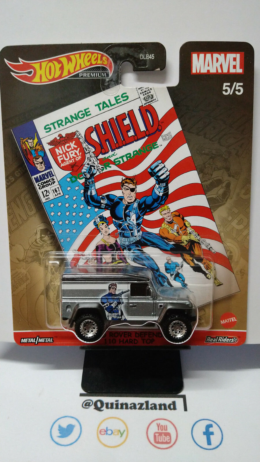 Hot Wheels Marvel Land Rover Hiway Hauler Volkswagen Combat Medic lot 5 (NG30)
