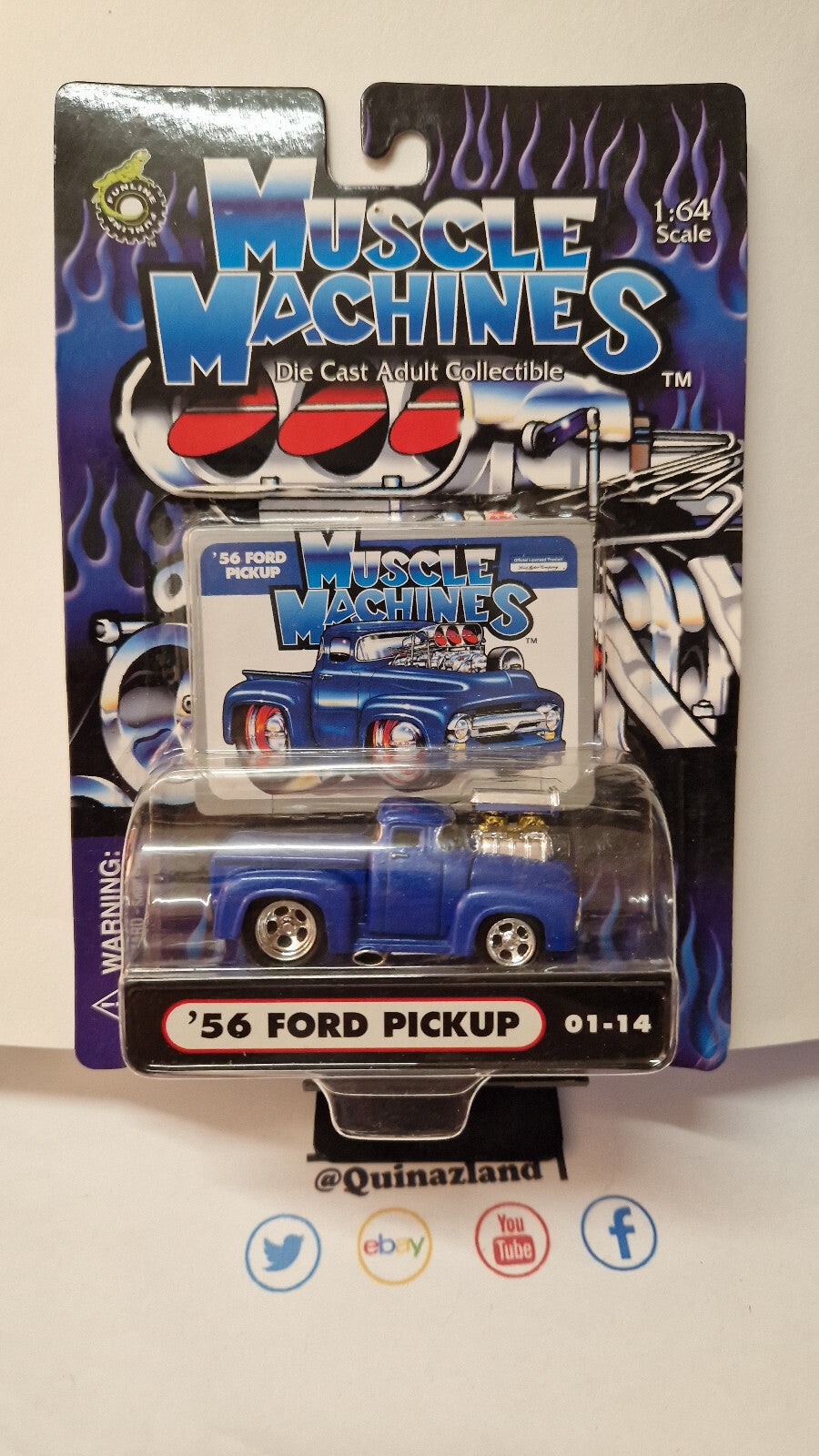 Muscle Machines 56 Ford pickup  (NG68)