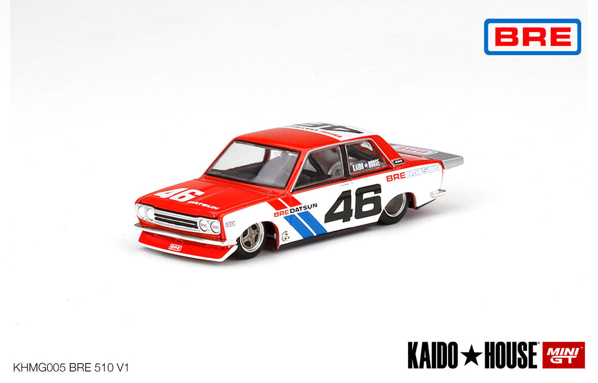 Mini GT Kaido House Datsun 510 Pro Street BRE510 V1 4 spoke rims N° 005 (NP10)