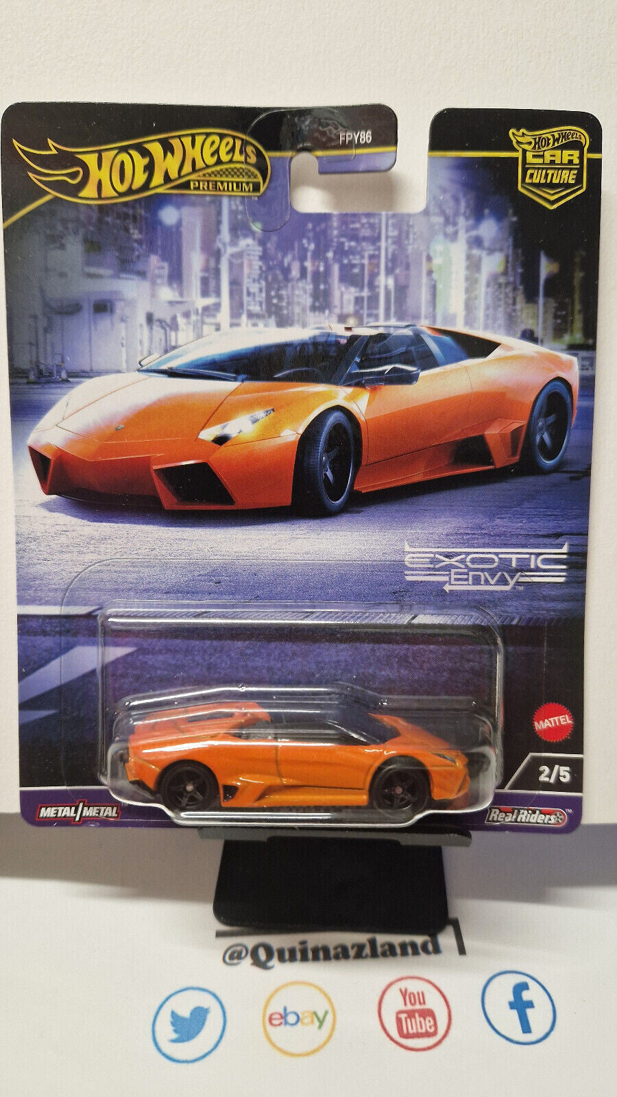Hot Wheels EXOTIC ENVY LAMBORGHINI REVENTON ROADSTER (NG78)