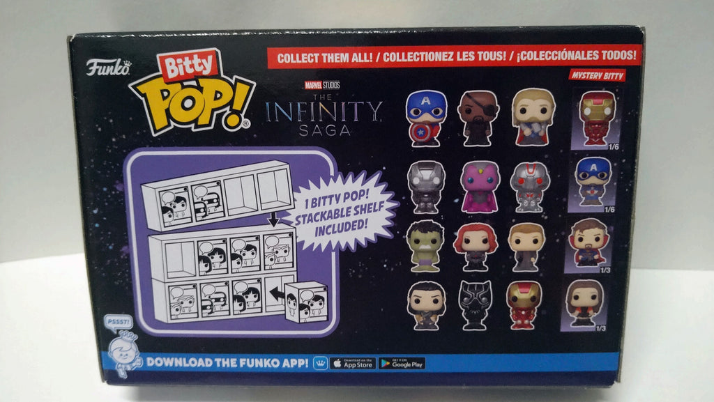 Funko Bitty Pop! 2.5cm Infinity Saga  Pack Captain America Nick Fury Thor (F13)
