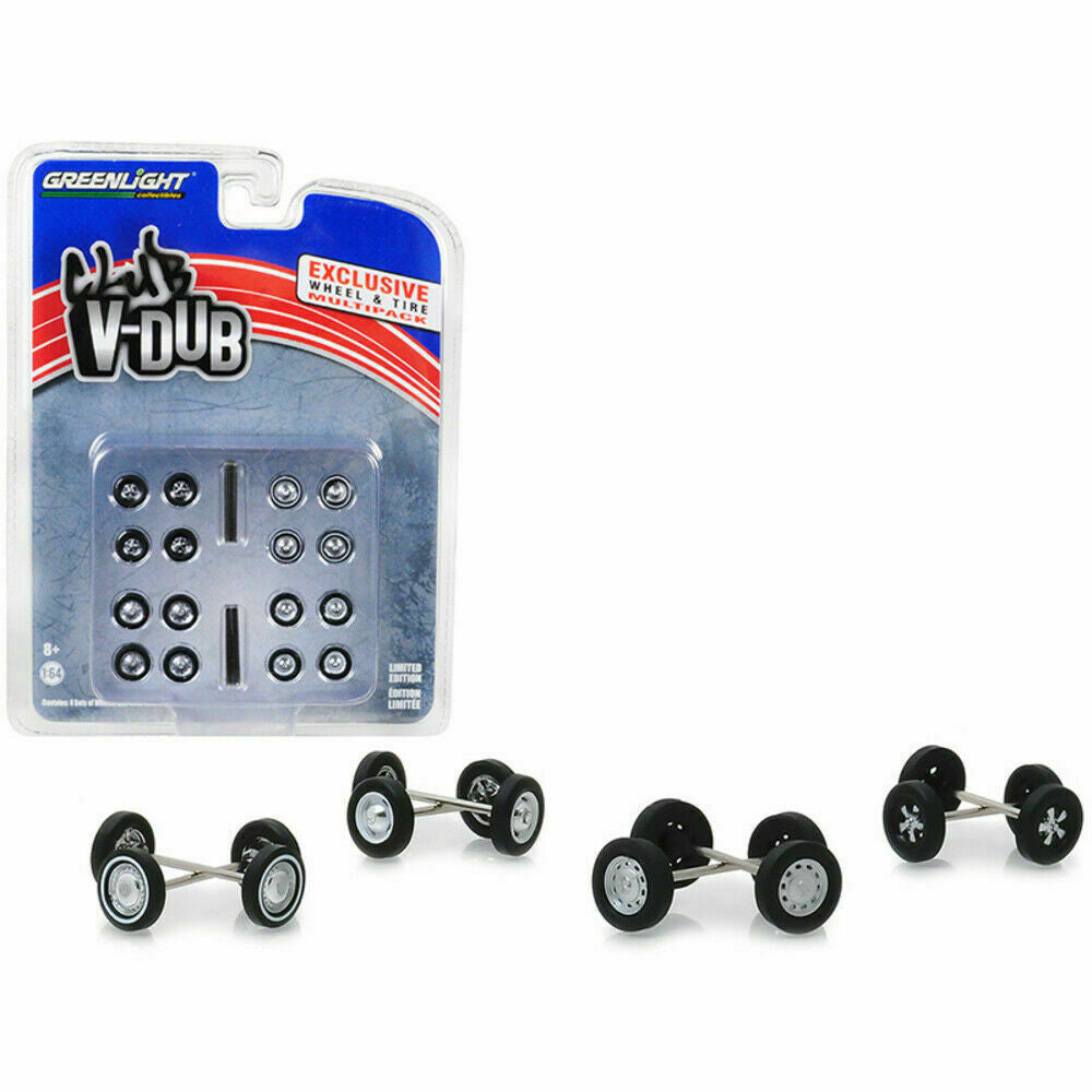 Greenlight V-Dub  Wheel & Tires Multipack set de jantes Volkswagen (NG26)
