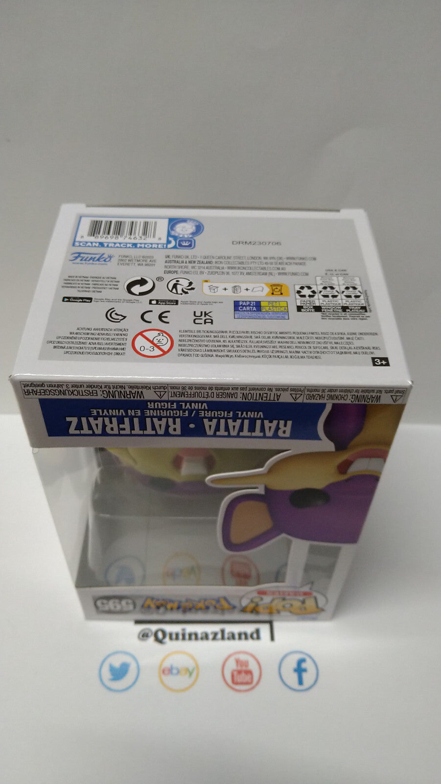 Funko Pop! POKEMON POP Games N° 595 Rattata (F13)
