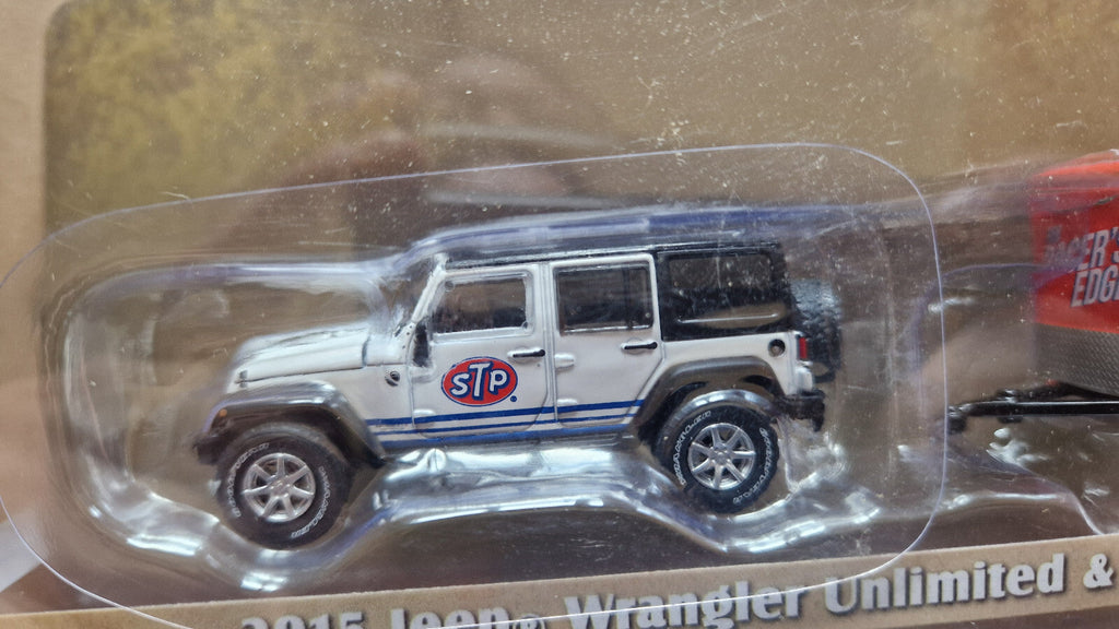 Greenlight Hitch & tow 2015 jeep wrangler unlimited & cargo trailer (CT01)