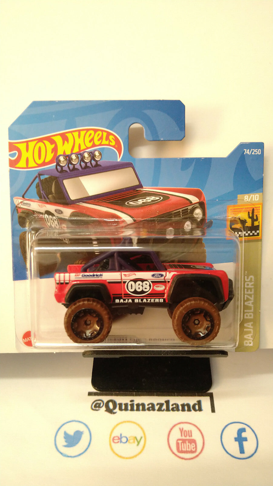 Hot Wheels Custom Ford bronco  2022-074 (NP15)