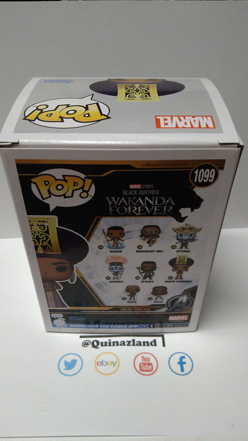 Funko Pop! BLACK PANTHER WAKANDA FOREVER 1099 Reine Ramonda (FU34)